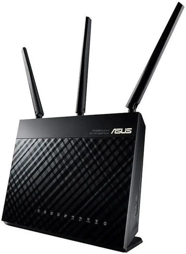 Alt view image 3 of 6 - ASUS AC1750 WiFi Router (RT-AC66U B1) - Dual Band Gigabit Wireless Internet Router, ASUSWRT, Gaming & Streaming, AiMesh Compatible, Included Lifetime Internet Security, Adaptive QoS, Parental Control