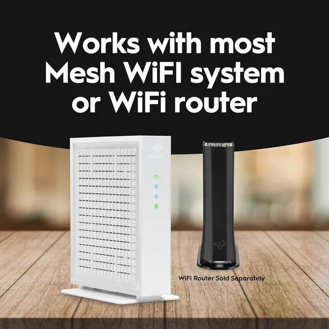 Alt view image 6 of 7 - Hitron CODA56 Multi-Gigabit DOCSIS 3.1 Modem | 2.5 Gbps Max Internet Speeds | Certified with Xfinity, Charter Spectrum, Cox | 10x Faster Than DOCSIS 3.0 | 2.5 Gbps Ethernet Cable Modem ONLY