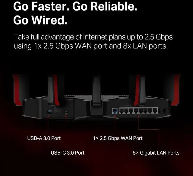 Alt view image 5 of 7 - TP-Link Archer AX11000 Tri-Band Wi-Fi 6 Router