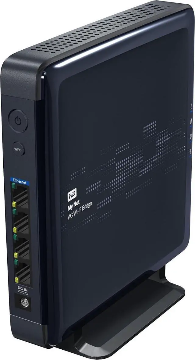 Alt view image 3 of 3 - WD My Net AC Bridge, 4-Port Gigabit WiFi Media Speeds, Easy Setup AC Wireless Bridge