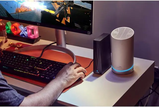 Alt view image 3 of 6 - ARRIS Surfboard Thruster Wi-Fi 6E Gaming Router Acceleration Kit W6B | Dedicated 6GHz Band | 2.5 Gbps Port | Works with Any Wi-Fi Router/Mesh System | Optimized Connectivity for PC or Console