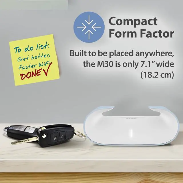 Alt view image 5 of 7 - D-Link AX3000 WiFi 6 Mesh System (2-Pk) - Contemporary Ecofriendly Design - High-Performance - Feature Rich - AI Enabled - Parental Controls  Covers up to 5000 sq. ft  Router (M30/2)