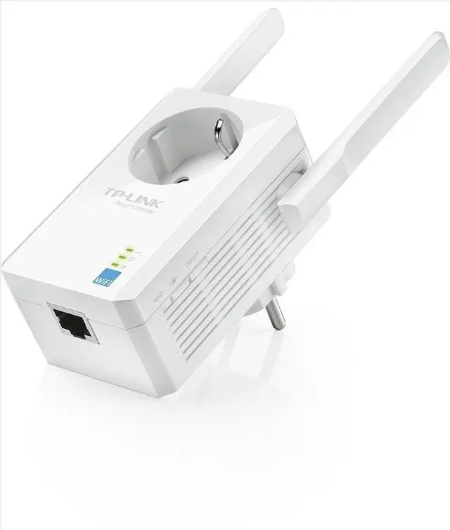 Main image of TP-Link TL-WA860RE IEEE 802.11n 300 Mbps N300 Universal Wi-Fi Wall Plug Range Extender with External Antennas and AC Pas