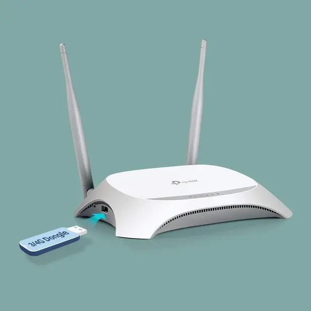Alt view image 7 of 7 - TP-Link TL-MR3420 3G/4G Wireless N Router