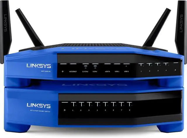 Alt view image 4 of 5 - Linksys WRT 8-Port Gigabit Switch, Works with Linksys WRT1900AC Wi-Fi Router (SE4008)