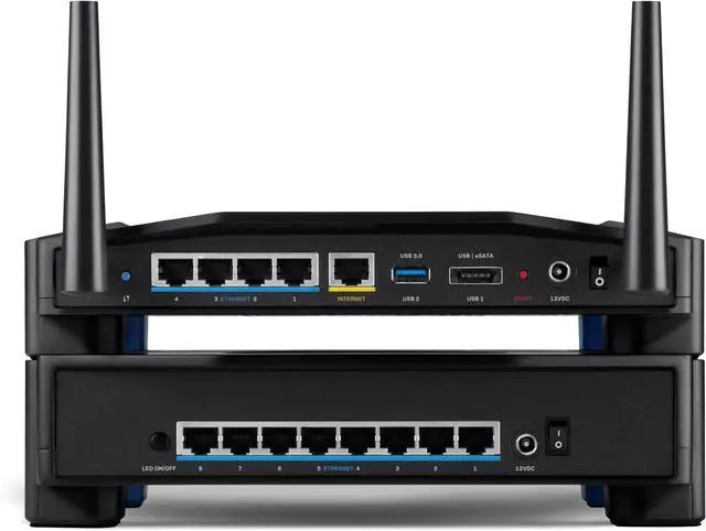 Alt view image 5 of 5 - Linksys WRT 8-Port Gigabit Switch, Works with Linksys WRT1900AC Wi-Fi Router (SE4008)
