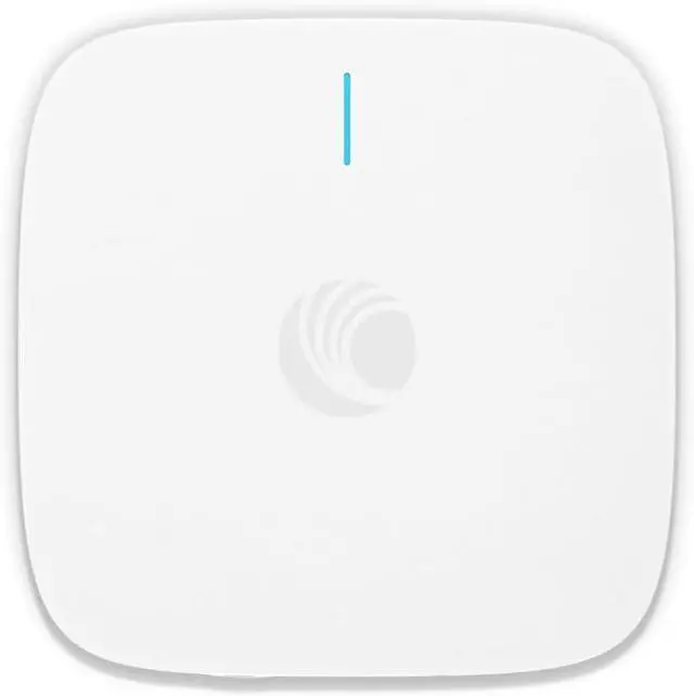 Main image of Cambium Networks XV2-21X Indoor Dual-Radio Wi-Fi 6 Access Point - 802.11ax 2x2 2.4GHz & 5GHz, Omnidirectional Antenna, 1 GbE Ethernet, Cloud MGMT, Small Offices, Retail, Hotel (US)