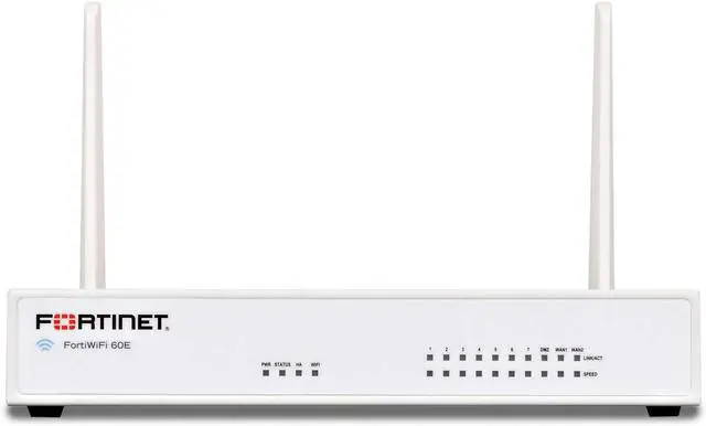Alt view image 3 of 4 - Fortinet | FWF-60E | FortiWiFi-60E 10 x GE RJ45 (2 x WAN, 1 x DMZ Port, 7 x Internal), Wireless (802.11a/b/g/n/ac). Firewall