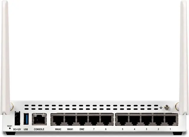 Alt view image 4 of 4 - Fortinet | FWF-60E | FortiWiFi-60E 10 x GE RJ45 (2 x WAN, 1 x DMZ Port, 7 x Internal), Wireless (802.11a/b/g/n/ac). Firewall