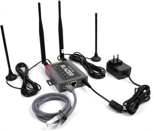 Alt view image 5 of 6 - Blazer | 4G LTE CAT6 WiFi 6 Portable Cellular Router | Up to 1.2 Gbps speeds for Verizon, T-Mobile, AT&T