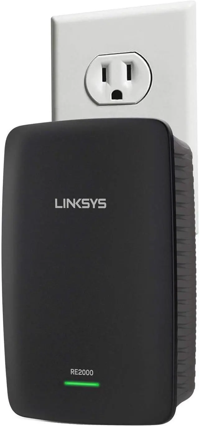 Alt view image 5 of 6 - Linksys RE2000 N600 Dual-Band Wireless Range Extender