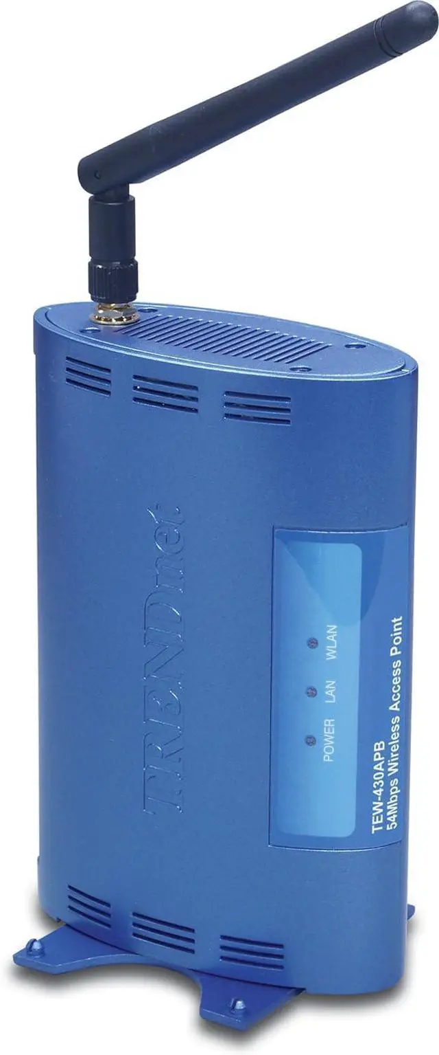 Alt view image 4 of 4 - TRENDnet 54Mbps Wireless G Access Point TN-430APB (Blue)