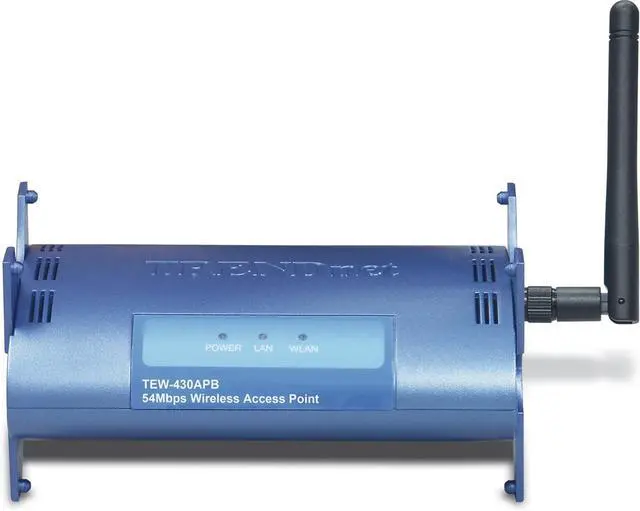 Alt view image 3 of 4 - TRENDnet 54Mbps Wireless G Access Point TN-430APB (Blue)