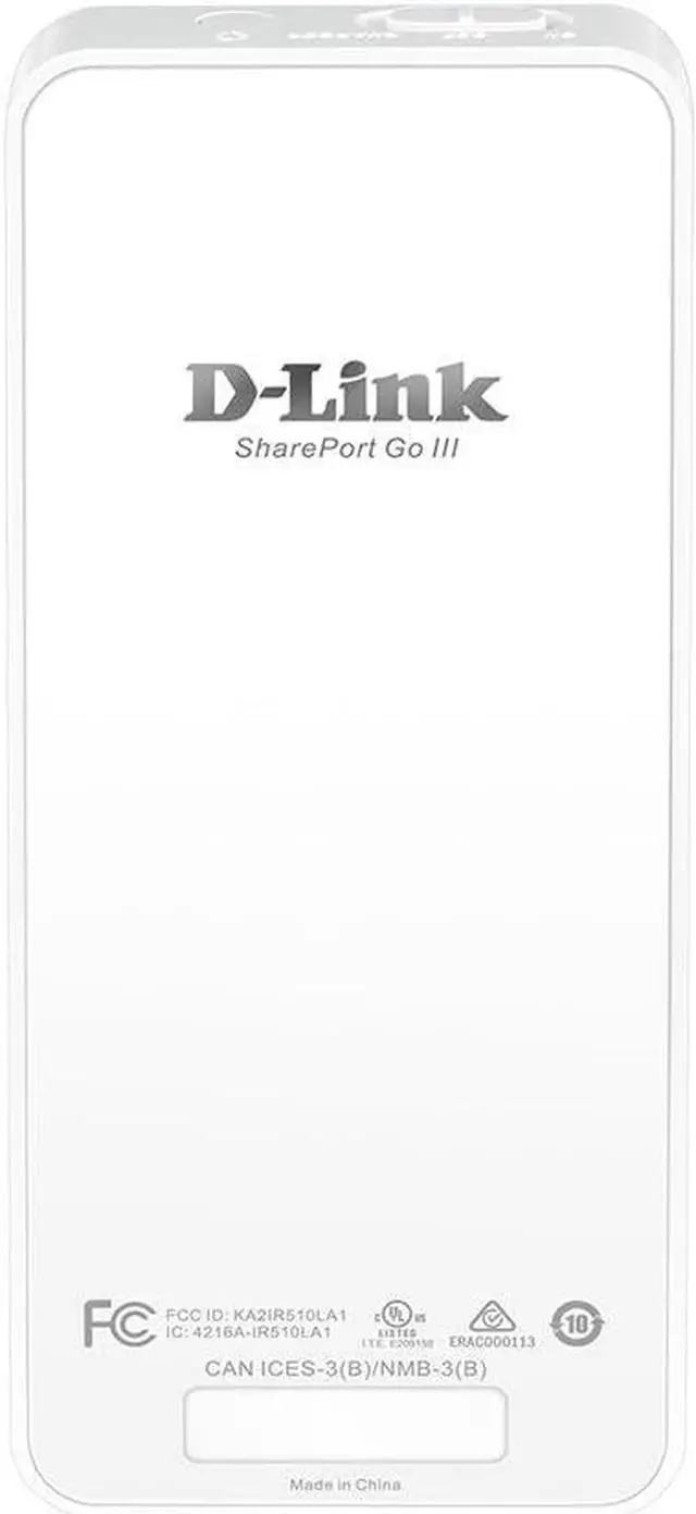 Alt view image 5 of 5 - D-Link Systems Wi-Fi AC750 Portable Router and Charger (DIR-510L)