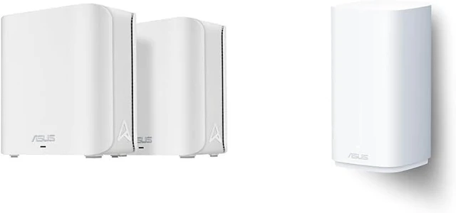 Main image of Bundle of ASUS BD5 Dual-Band WiFi 7 Mesh, 5000 Mbps, 5000 sq.ft (2pk), Security and Parental Control + BD5 Outdoor Dual-Band WiFi 7 Mesh, 5000 Mbps, 2500 sq. ft, IP65, PoE Powered, Wall & Pole Mount