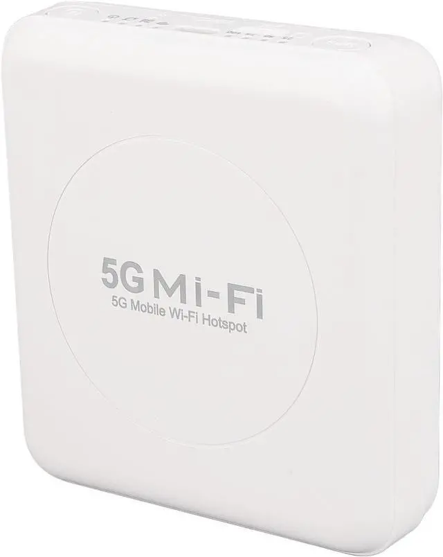 Alt view image 4 of 7 - MultiCarrier Network Wireless Access Point 5G WiFi Mobile Hotspot Gigabit Dual Band Wireless WiFi6 with SIM Slot 10000mAh Battery 16 Devices Support Portable Mifi Asian Version