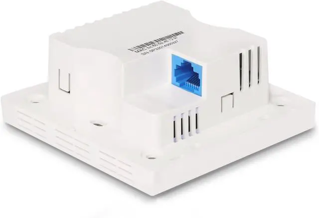 Alt view image 3 of 5 - QSFPTEK in-Wall Intelligent WiFi5 AP, 2 Gigabit Ethernet Ports, 1 LED Button, Built-in MIMO Antenna, 802.11ac Wave2, 1267Mbps Wireless, POE Power Supply