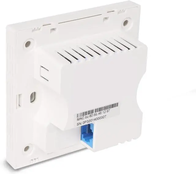 Alt view image 4 of 5 - QSFPTEK in-Wall Intelligent WiFi5 AP, 2 Gigabit Ethernet Ports, 1 LED Button, Built-in MIMO Antenna, 802.11ac Wave2, 1267Mbps Wireless, POE Power Supply