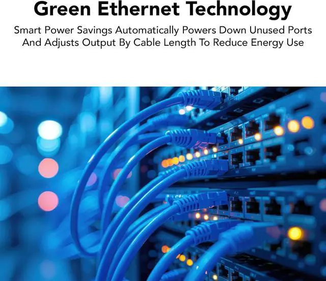 Alt view image 7 of 7 - Intellinet 16 Port Gigabit Ethernet Switch  10 / 100 / 1000 Mbps  Unmanaged,Metal Housing, Fanless Quiet, Long Distance, VLAN & Extend Mode  for Computer Desktop Networking-3 Yr Mfg Warranty561815