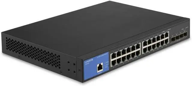 Main image of 24-Port Managed Gigabit Ethernet Switch with 4 10G SFP+ Uplinks LGS328C