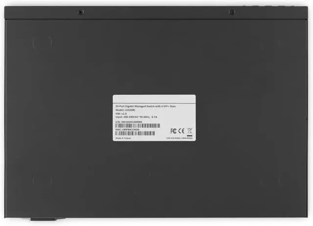 Alt view image 2 of 3 - 24-Port Managed Gigabit Ethernet Switch with 4 10G SFP+ Uplinks LGS328C