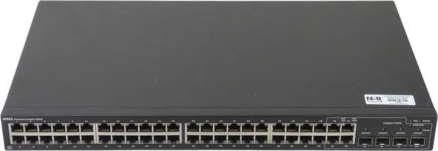 Main image of Dell PowerConnect 2848 - Switch - 48 Ports - Managed - Desktop, Rack-mountable (469-4245)