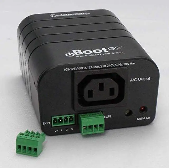 Alt view image 3 of 6 - iBoot-G2+ Web Power Switch  Single Outlet, NEMA 5-15 Circuit for Managed & Automatic Reboot with 2 Expansion I/O Ports for Additional Outlets or General Purpose I/O
