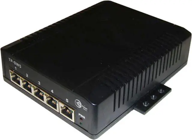 Main image of Tycon Systems TP-SW5G-24 5 Port High Power POE Switch - 10-36V DC Input