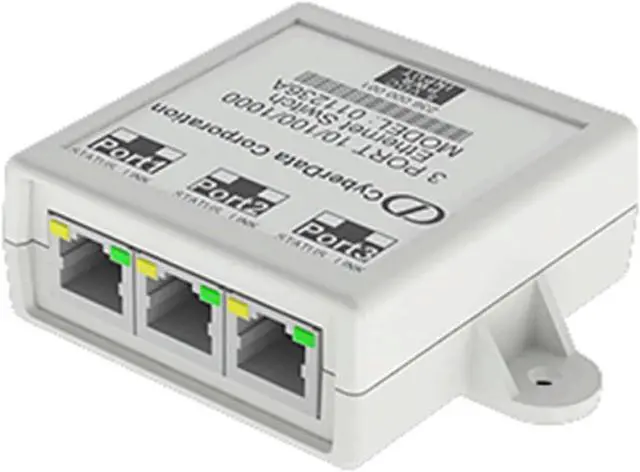 Main image of CyberData 3-Port Gigabit Ethernet Switch