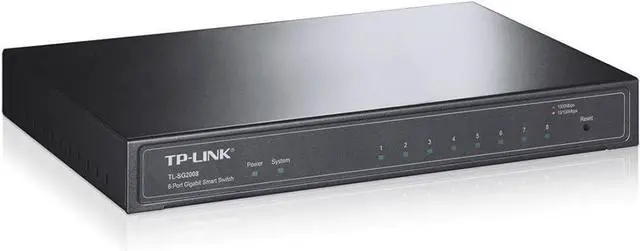 Main image of TP-Link 8-Port Gigabit Ethernet Smart Switch (TL-SG2008)