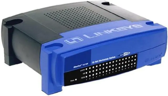 Main image of Linksys EZXS16W EtherFast 10/100 16-Port Workgroup Switch