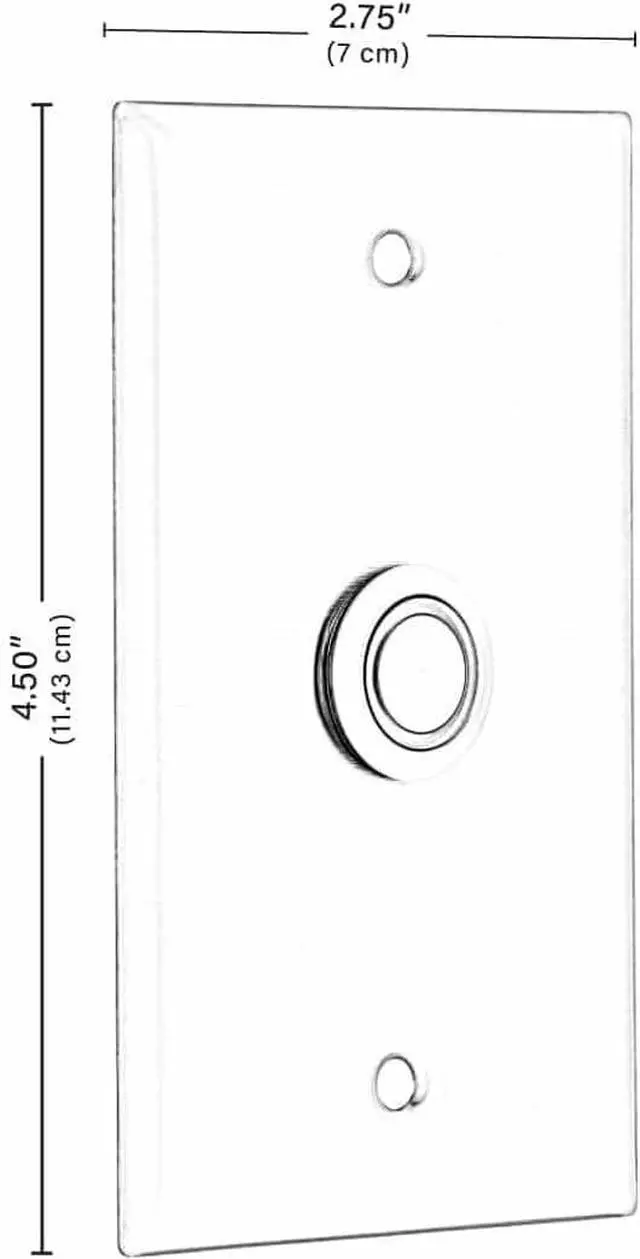 Alt view image 2 of 3 - Algo 1203 Illuminated Call Switch