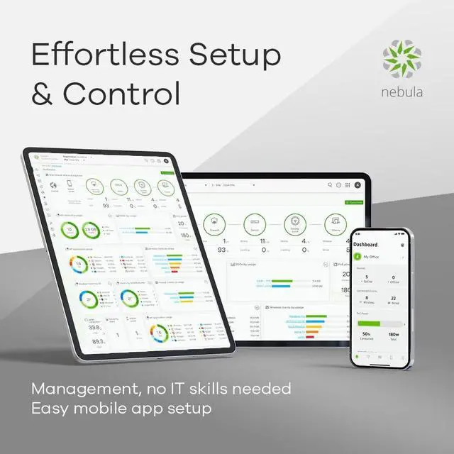Alt view image 3 of 6 - Zyxel 24-Port Gigabit Ethernet Switch | Smart Management | 4 10G SFP+ Slots | Hybrid Cloud Mode [XGS1935-28]
