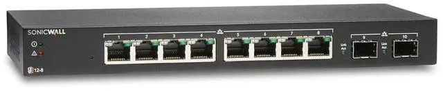 Main image of SonicWall Switch SWS12-8 with 3YR 24x7 Dynamic Support (02-SSC-8365)