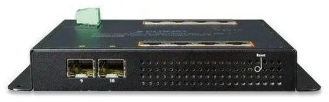 Alt view image 3 of 3 - WGS-4215-8P2S Industrial 8-Port 10/100/1000T 802.3at PoE + 2-Port 100/1000X SFP Wall-Mount Managed Switch (-40~75C)