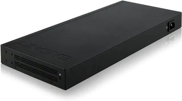 Alt view image 2 of 3 - Linksys 24 - Port Gigabit Managed Switch with 2 SFP Combo Ports (LGS528)