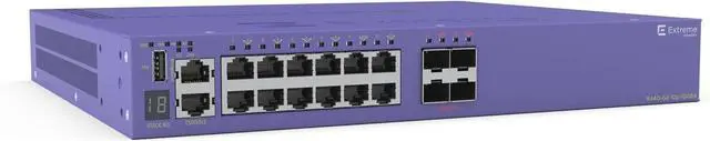 Alt view image 2 of 4 - Networks X440-G2-12p-10GE4 Advanced Edge and Access Switch with 12 Gigabit Ethernet PoE+ Ports, 4 10GBASE-X SFP+ Ports