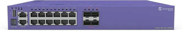 Alt view image 4 of 4 - Networks X440-G2-12p-10GE4 Advanced Edge and Access Switch with 12 Gigabit Ethernet PoE+ Ports, 4 10GBASE-X SFP+ Ports