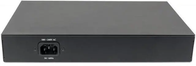 Alt view image 4 of 6 - Intellinet 8-Port Gigabit Ethernet PoE+ Web-Managed Switch - POE Power Budget of 140W, 2 SFP Slots, Self-Healing, IPv4/v6, 19" Rackmount 3 Yr Mfg Warranty- 561167