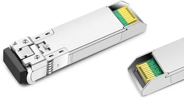 Alt view image 4 of 6 - SFP+10G SR Optical Transceiver Module Compatible with Fortinet Network Fn-Tran-SFP+SR 10GBASE-SR SFP+ 850nm 300m DDM Duplex LC MMF 4 Pack