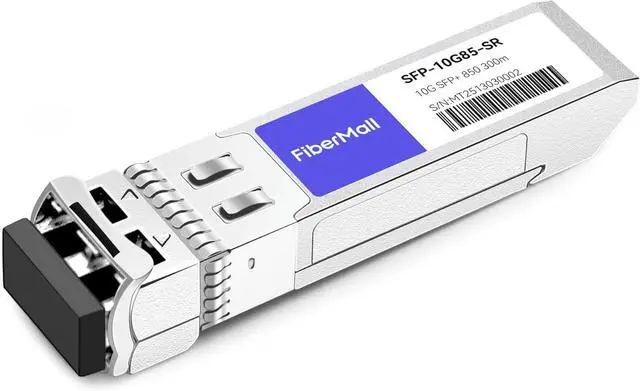Alt view image 5 of 6 - SFP+10G SR Optical Transceiver Module Compatible with Fortinet Network Fn-Tran-SFP+SR 10GBASE-SR SFP+ 850nm 300m DDM Duplex LC MMF 4 Pack