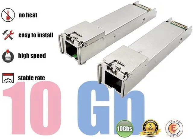 Alt view image 2 of 7 - Elfcam® - 1 Pair 10Gbps SFP+ BIDI Transceiver Module 1270nm/1330nm, with The Fiber Port Simplex Singlemode SC, DDM 20KM, Compatible with Cisco, Ubiquiti, D-Link and Open Switch