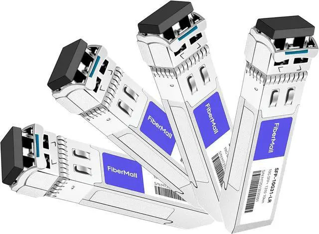 Main image of SFP+ 10G LR Optical Transceiver Module Compatible with Fortinet Network FN-Tran-SFP-LR 10GBASE-LR SFP+ 1310nm 10km DDM Duplex LC SMF 4 Pack