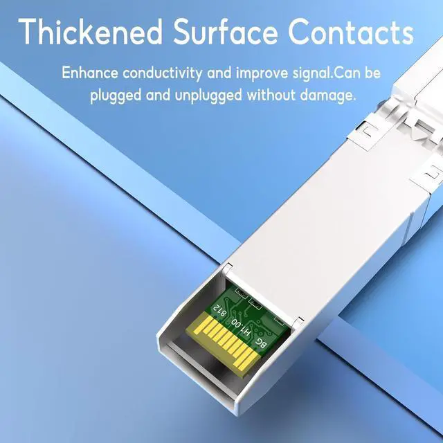 Alt view image 4 of 7 - 10G SFP+ to RJ-45 Transceiver,10GBase-T RJ45 SFP+ Module for SODOLA, SFP to Ethernet, Plug and Play,Hot Pluggable,Up to 30m Distance Copper SFP Modules (2 Packs)