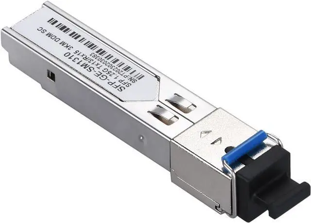 Alt view image 3 of 6 - 6 Pack 3KM SC Connector SFP Module, 1.25G Single-Mode Fiber SC Simplex Connector 1000BASE BiDi 1310nm/1550nm 3km SFP Transceiver Module