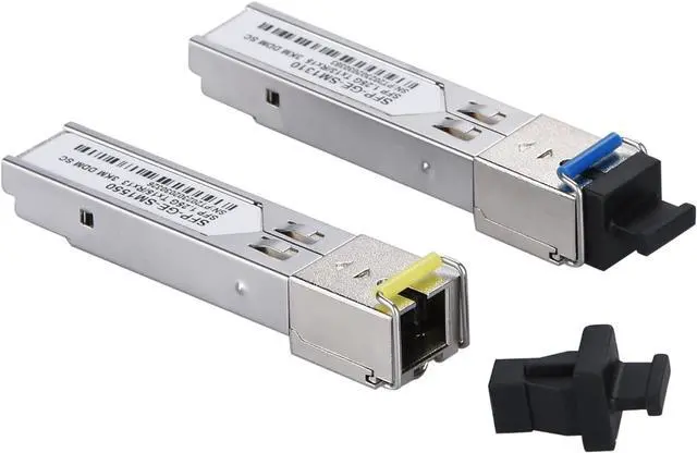 Alt view image 6 of 6 - 6 Pack 3KM SC Connector SFP Module, 1.25G Single-Mode Fiber SC Simplex Connector 1000BASE BiDi 1310nm/1550nm 3km SFP Transceiver Module