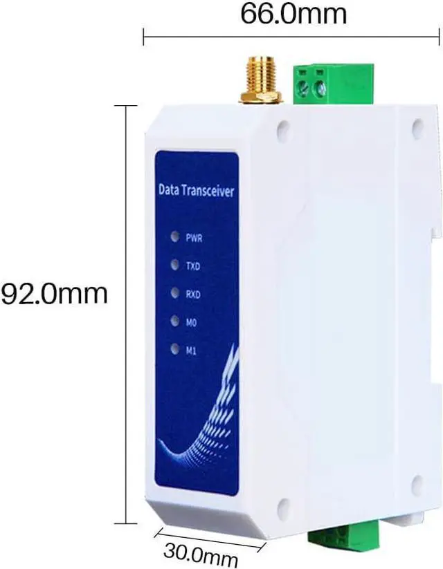 Alt view image 2 of 6 - 868MHz 915MHz SX1268 LoRa Wireless Data Transmission Station E95-DTU(900SL30-485) RS485 30dbm 10KM Modbus Relay Network LBT