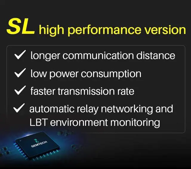 Alt view image 6 of 6 - 868MHz 915MHz SX1268 LoRa Wireless Data Transmission Station E95-DTU(900SL30-485) RS485 30dbm 10KM Modbus Relay Network LBT