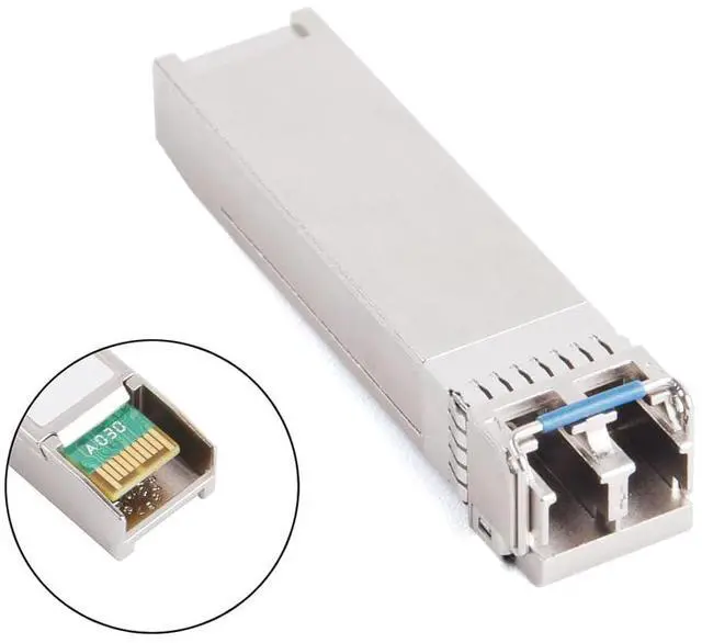 Alt view image 2 of 7 - 1/5/10PCS Fiber SFP Module Fiber Transceiver Modular - Single Mode, 10G, 850nm/1310nm/1550nm, 2×LC Connector Fit for Ethernet Switch (5PCS, 80KM 1550nm)