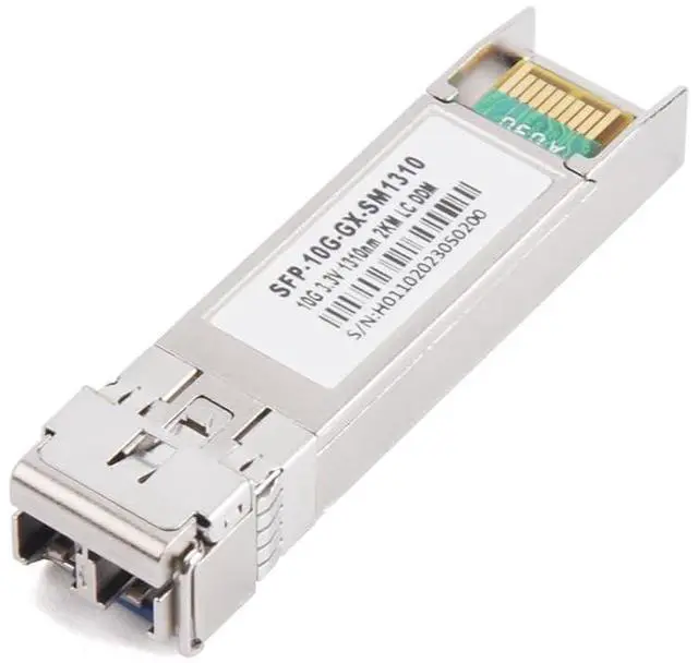 Alt view image 3 of 7 - 1/5/10PCS Fiber SFP Module Fiber Transceiver Modular - Single Mode, 10G, 850nm/1310nm/1550nm, 2×LC Connector Fit for Ethernet Switch (5PCS, 80KM 1550nm)